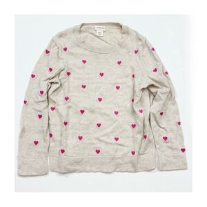 J. Crew Crewcuts Embroidered Heart Sweater